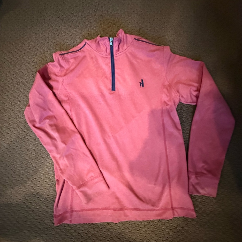 Boys, Johnnie-O, Pink Half-Zip Pullover, Sz 10